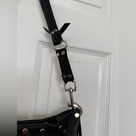 Coach 9407 Upcrafted Fringe Black Leather Legacy Slim Zip - Picture 8 of 16